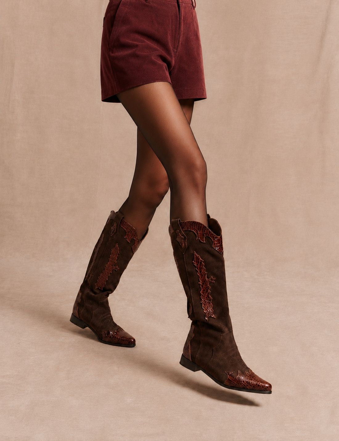 BOTA TEXANA LARGA CHOCOLATE