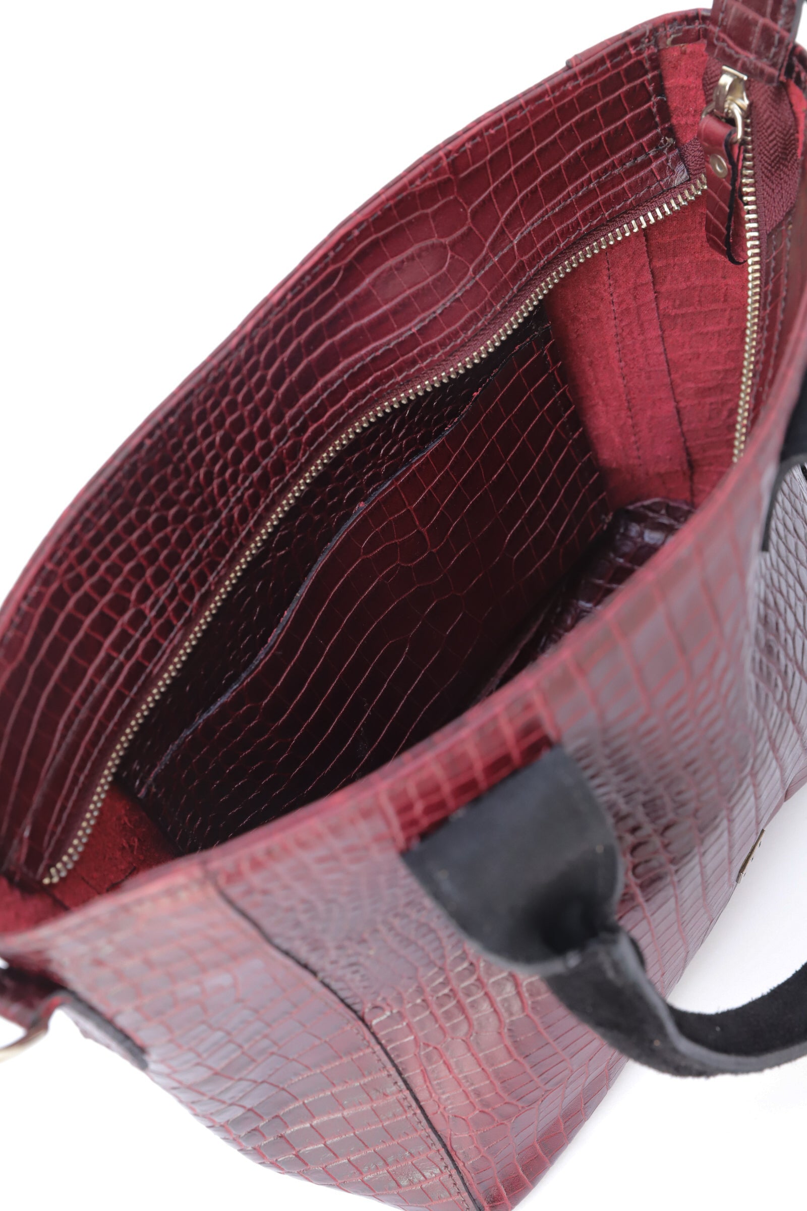 CARTERA CROCO RENO BURDEO - Alba y Adela