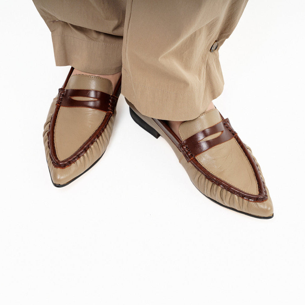 MOCASIN LEDA TAUPE