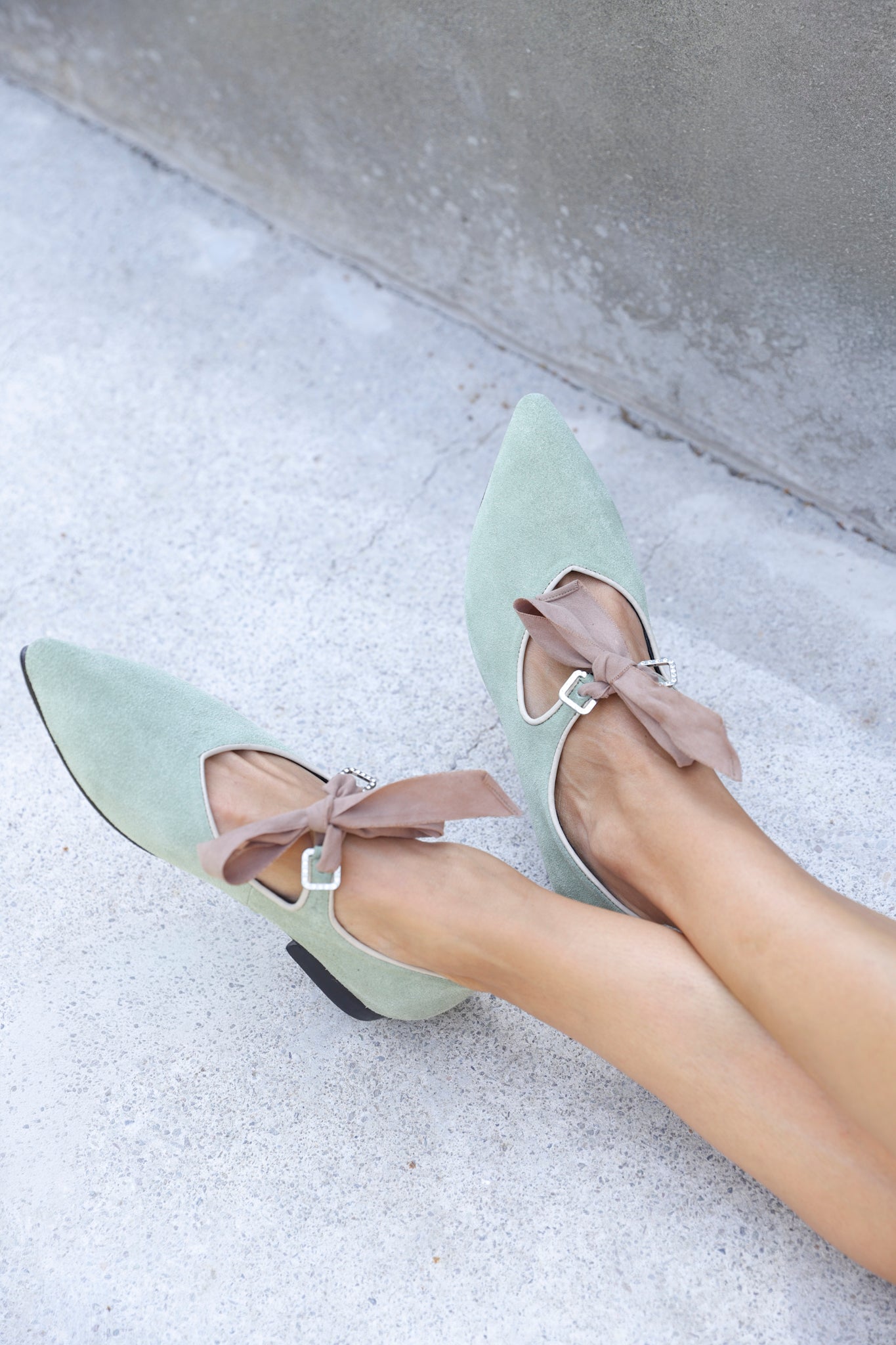 BALLERINA DOMME VERDE AGUA