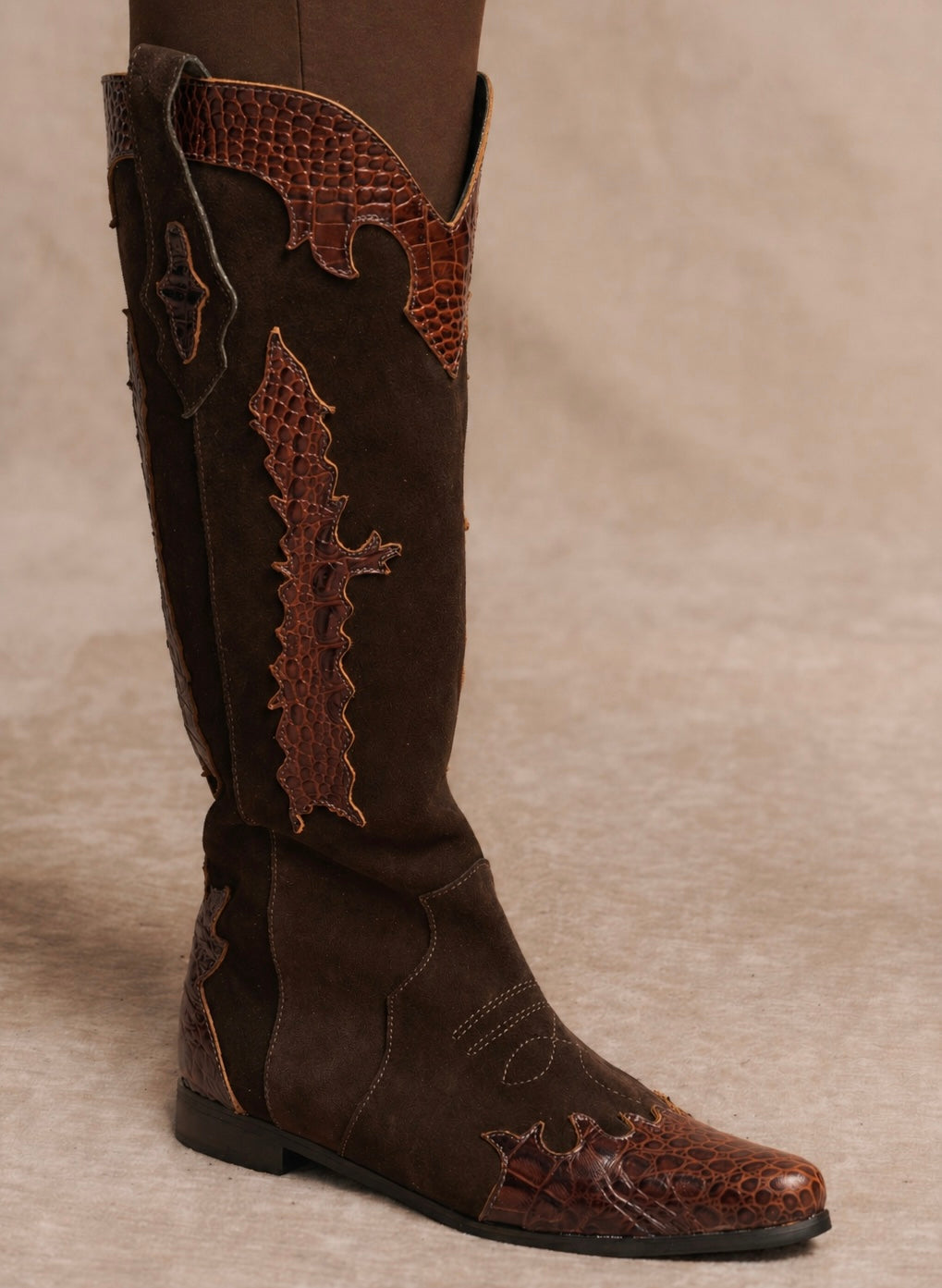 BOTA TEXANA LARGA CHOCOLATE