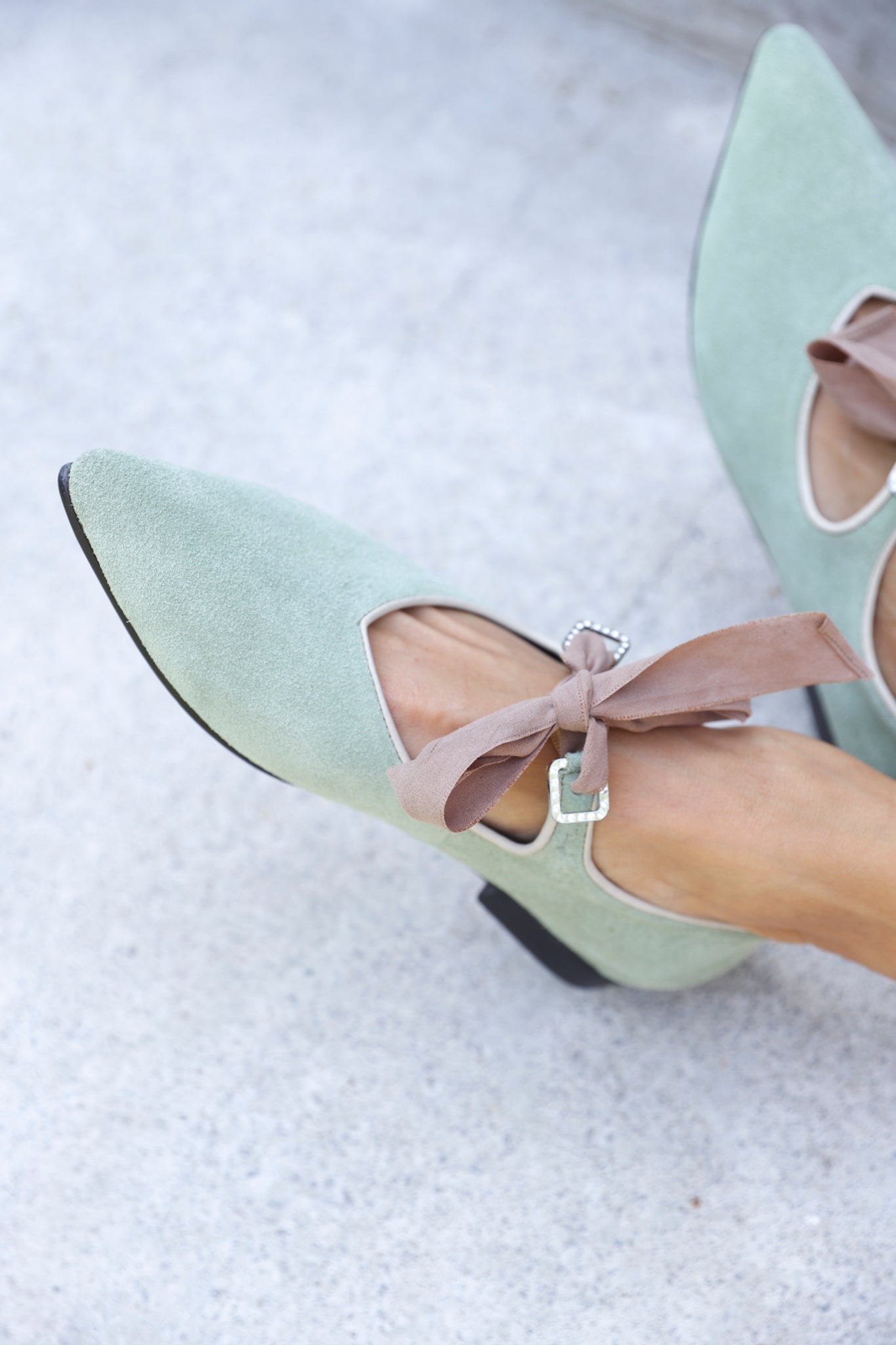 BALLERINA DOMME VERDE AGUA